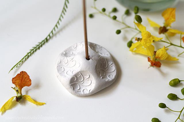 13. DIY Clay Incense Holder