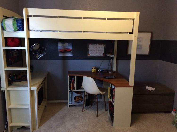 13. DIY Loft Bed