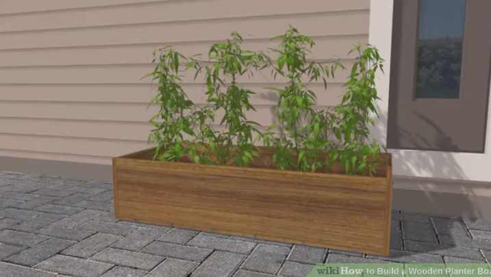 13. DIY Wooden Planter Box