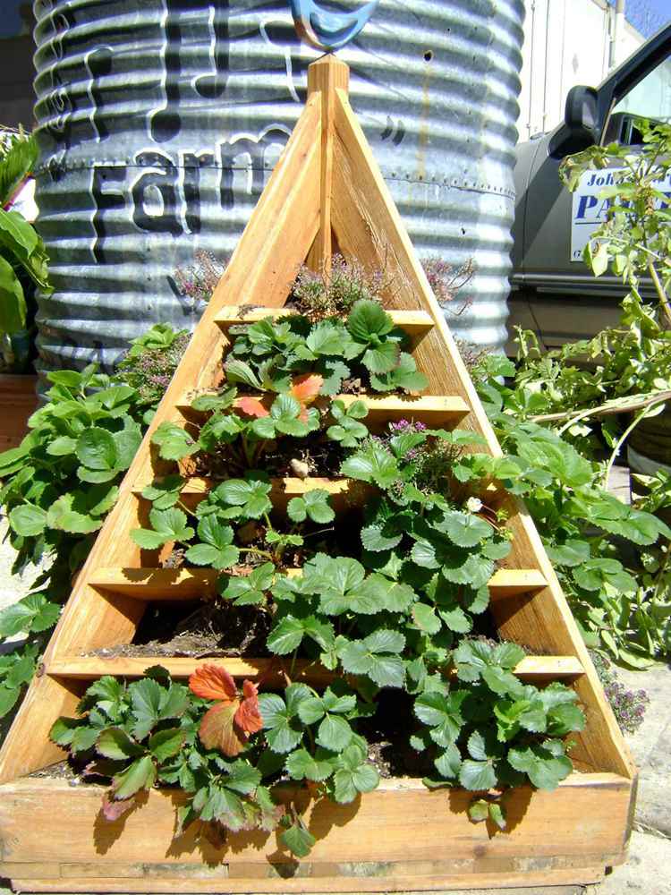 15. How To Build A Strawberry Planter