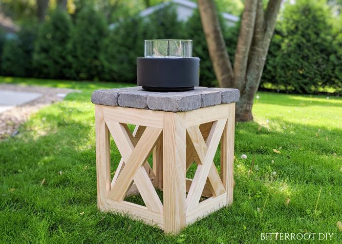 16. DIY Gas Fire Pit Table