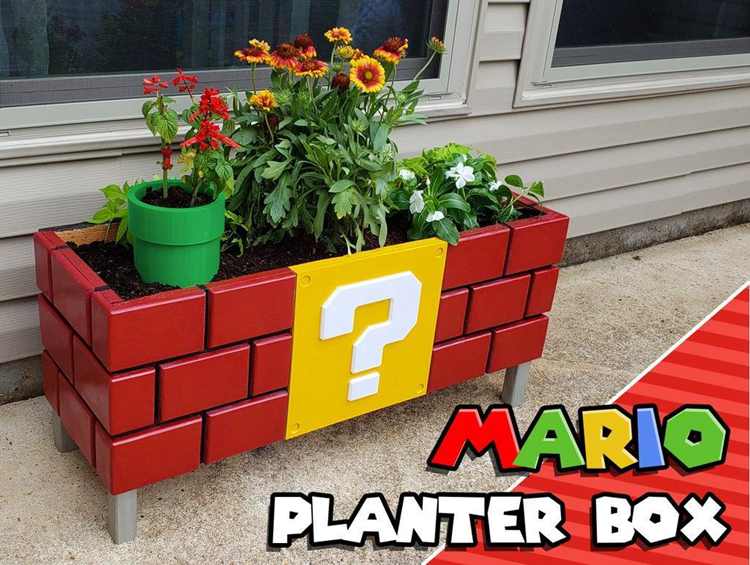 22. DIY Mario Planter Box