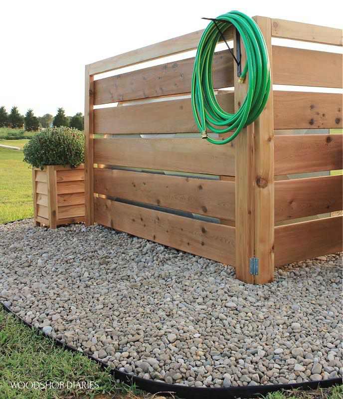 24. DIY Louvered Planter Boxes