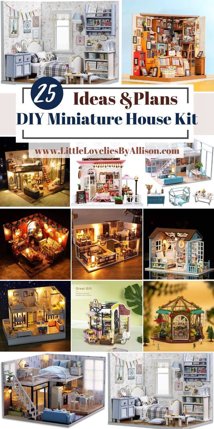 25 DIY Miniature House Kit To Buy For Yourself Or The Kids