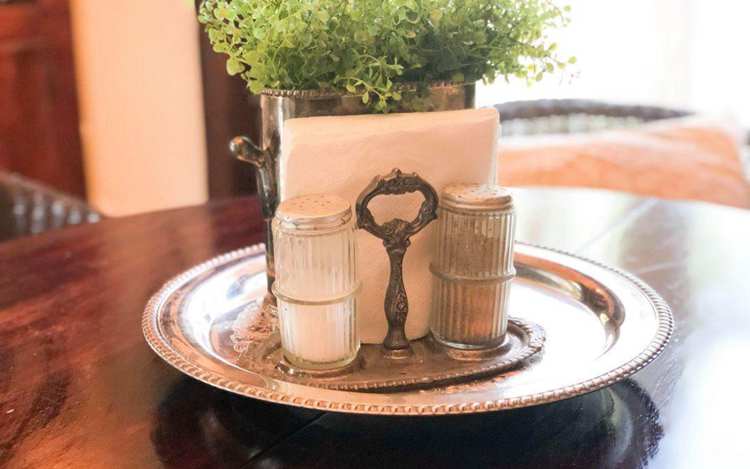 25. DIY Silver Lazy Susan