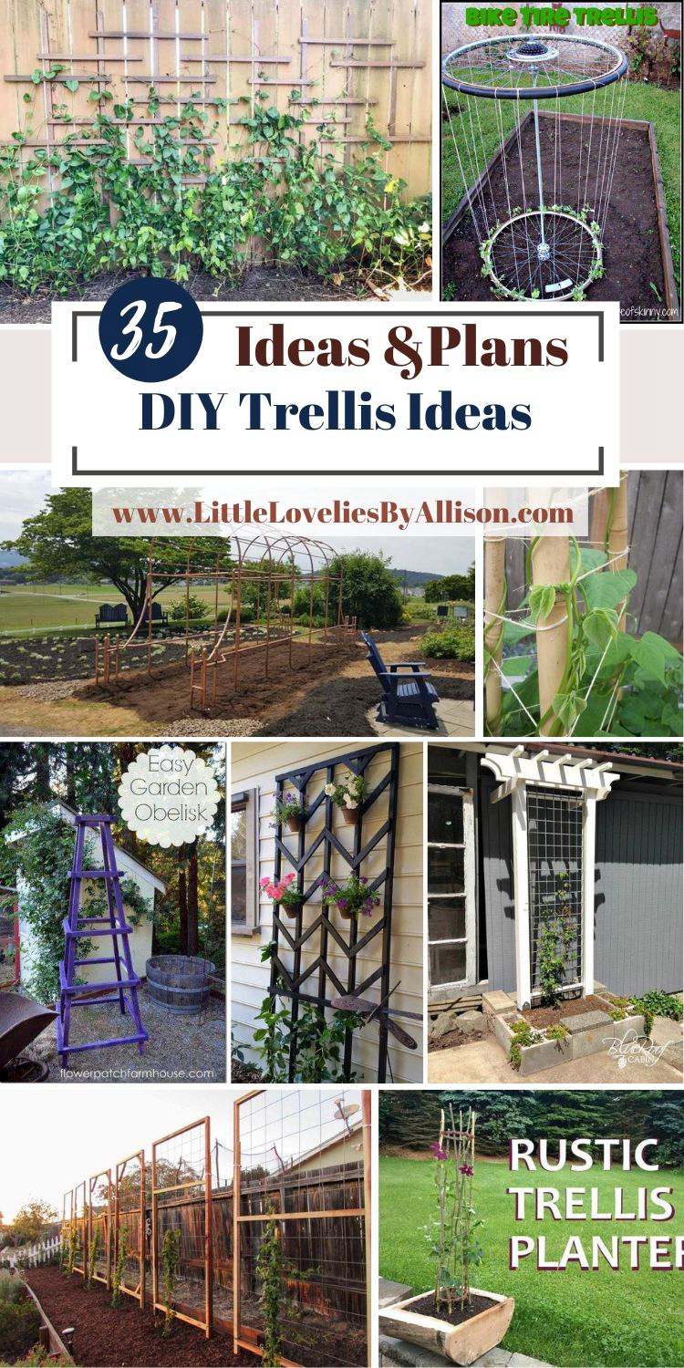 35 DIY Trellis Ideas_ How To Make An Outdoor Trellis