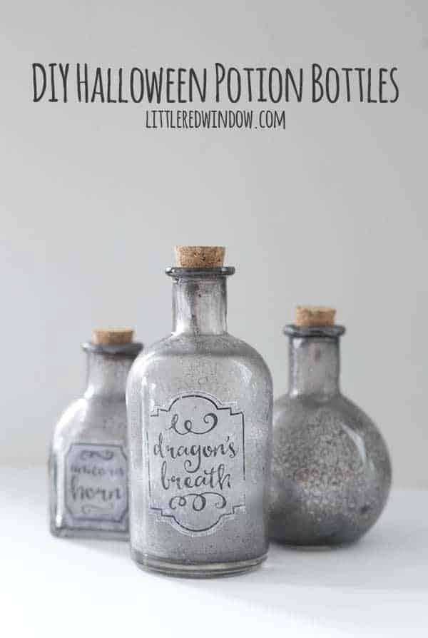 4. DIY Spooky Halloween Potion Bottles