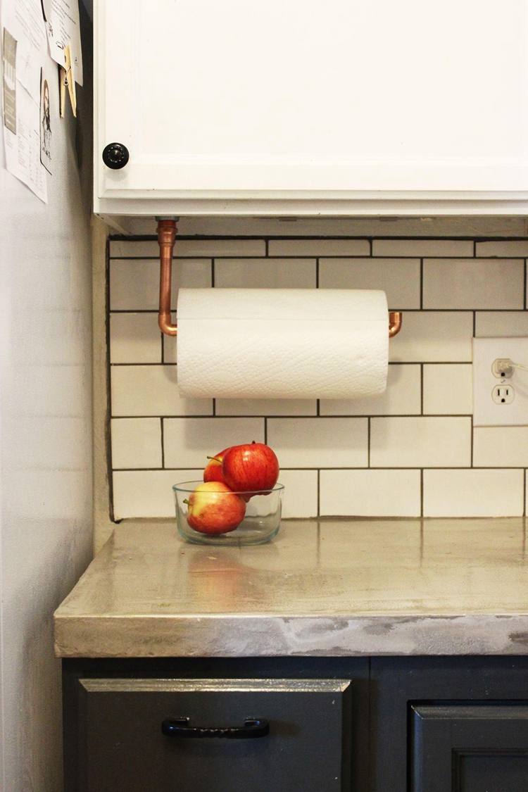 4. Under Cabinet Paper Towel Holder DIY