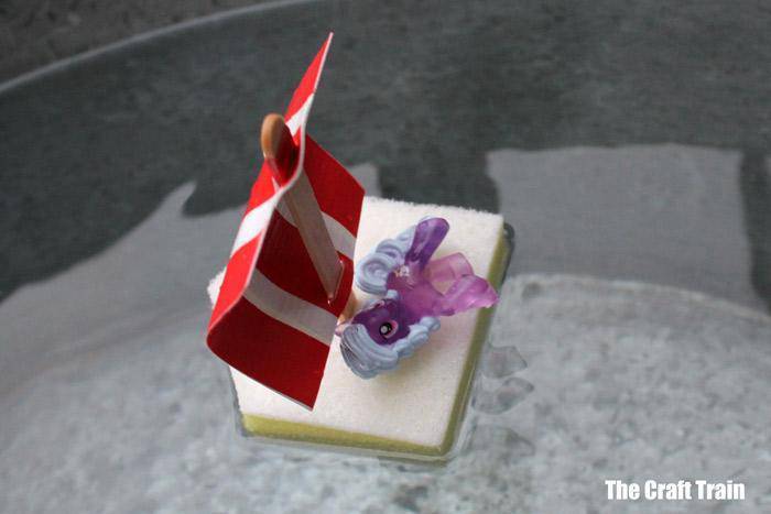 5. DIY Sponge Boat Craft For Kids