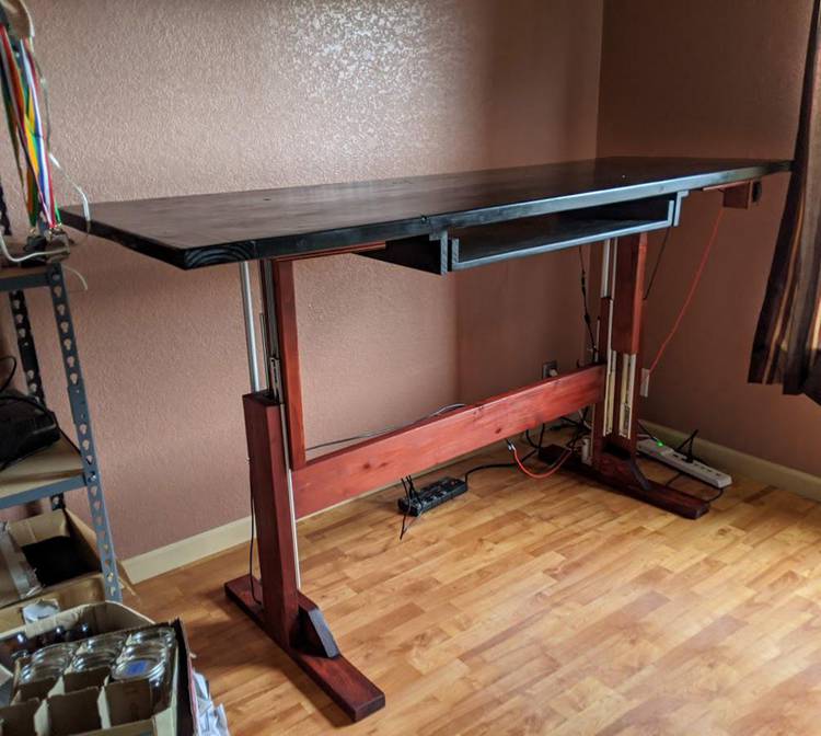 6. DIY Electric Standing Desk