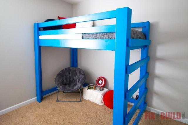 8. DIY Loft Bed