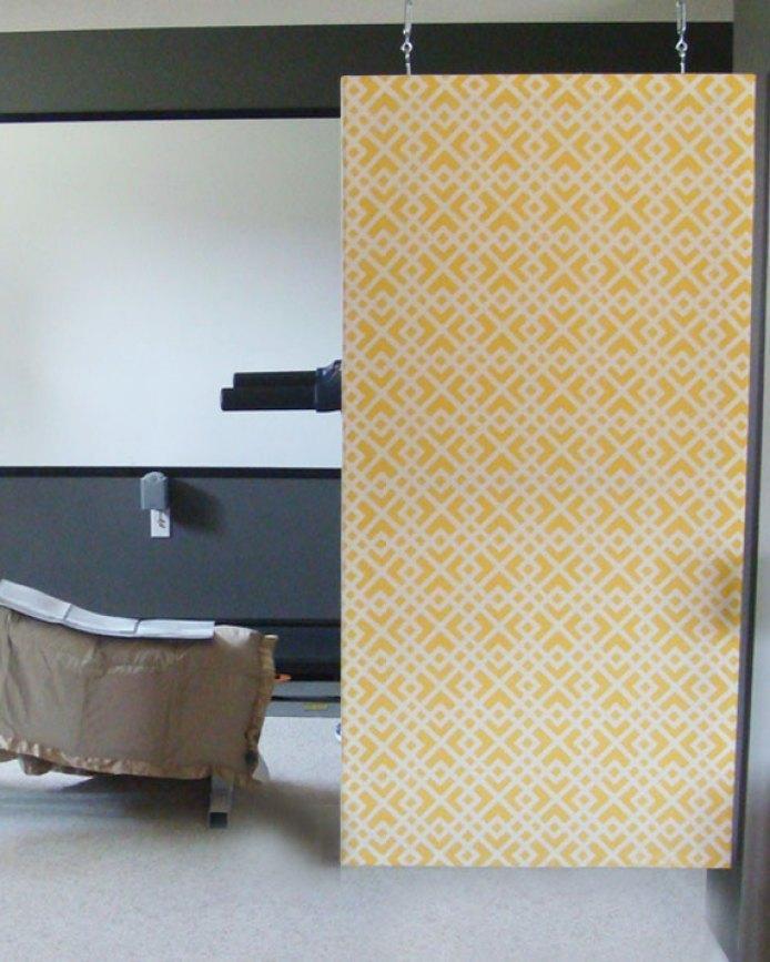 8. DIY Room Divider With Fabric