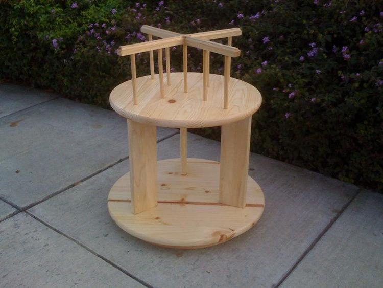 8. Lazy Susan Bookcase DIY