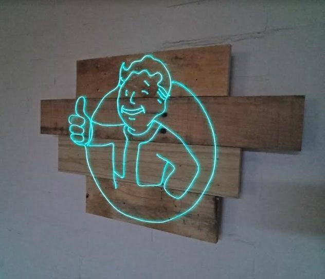 9. DIY Neon Fallout Sign