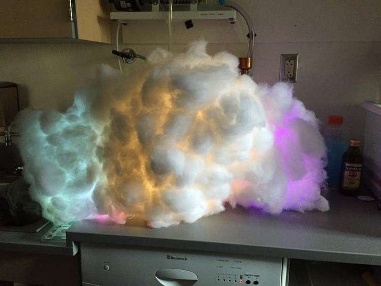 1. DIY LED Cloud Light