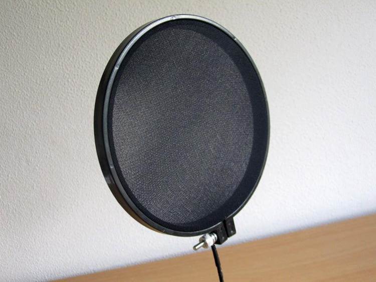 1. DIY Microphone Pop Filter