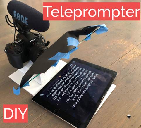 1. Teleprompter DIY