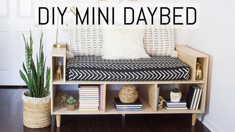 10. DIY Mini Daybed