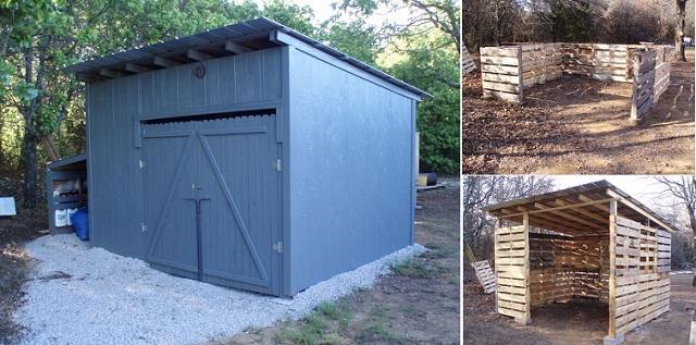 10. DIY Pallet Shed Project