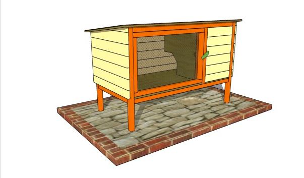 11. Free Outdoor Rabbit Hutch Plans