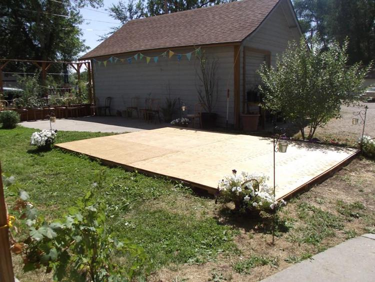 12. DIY Dance Floor From Recycled Pallets