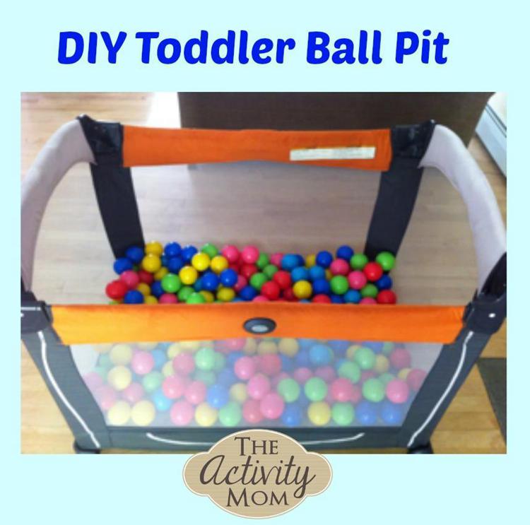 13. DIY Toddler Ball Pit