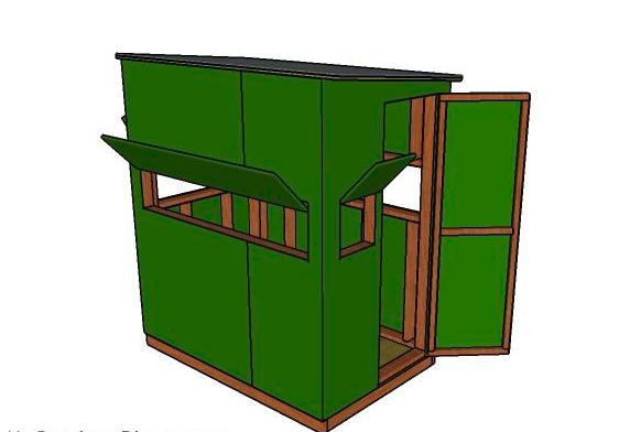 14. DIY Deer Blind Plans 4x6