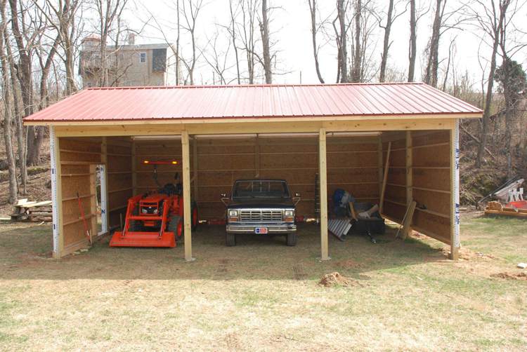 14. Pole Barn DIY