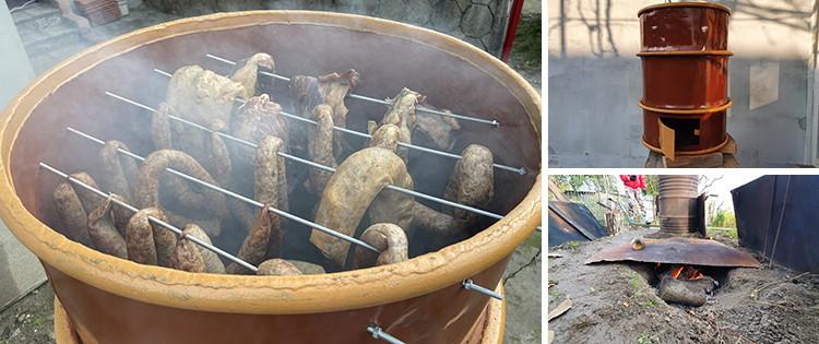 16. DIY Smokehouse In A Barrell