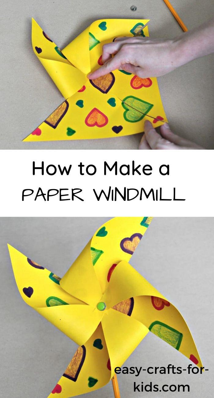 16. Paper Windmill Craft For Kids