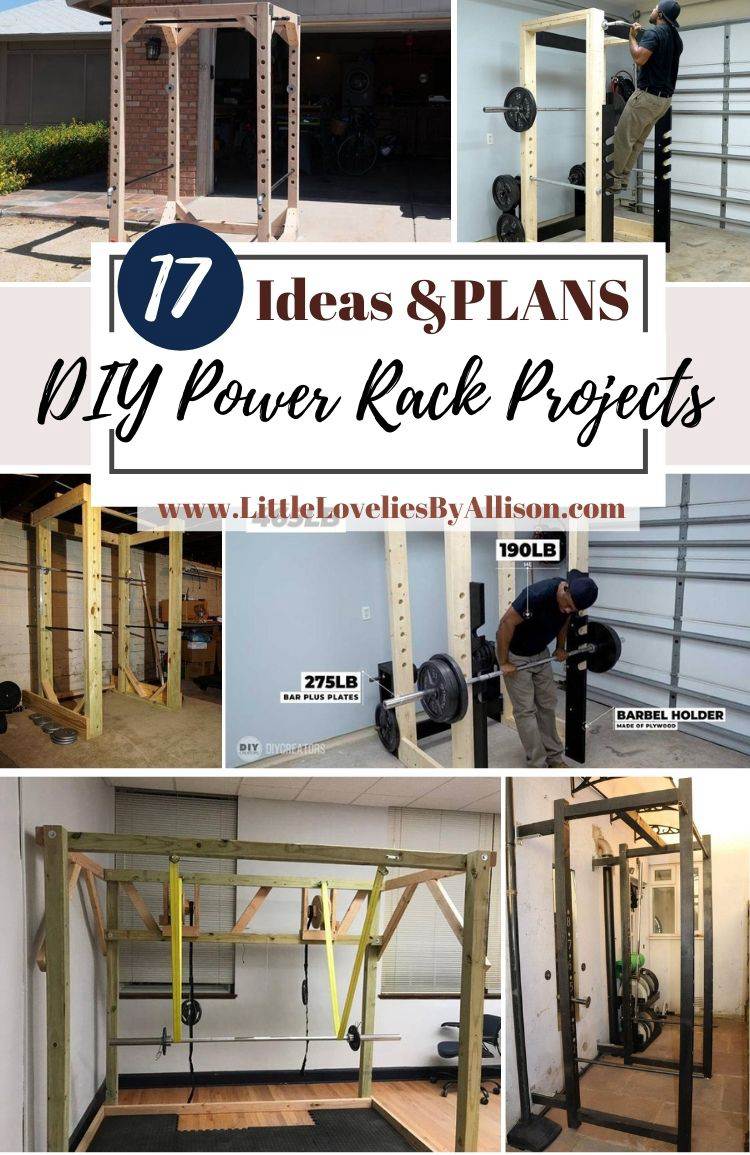 17 DIY Power Rack Projects For Pro BodyBuilders