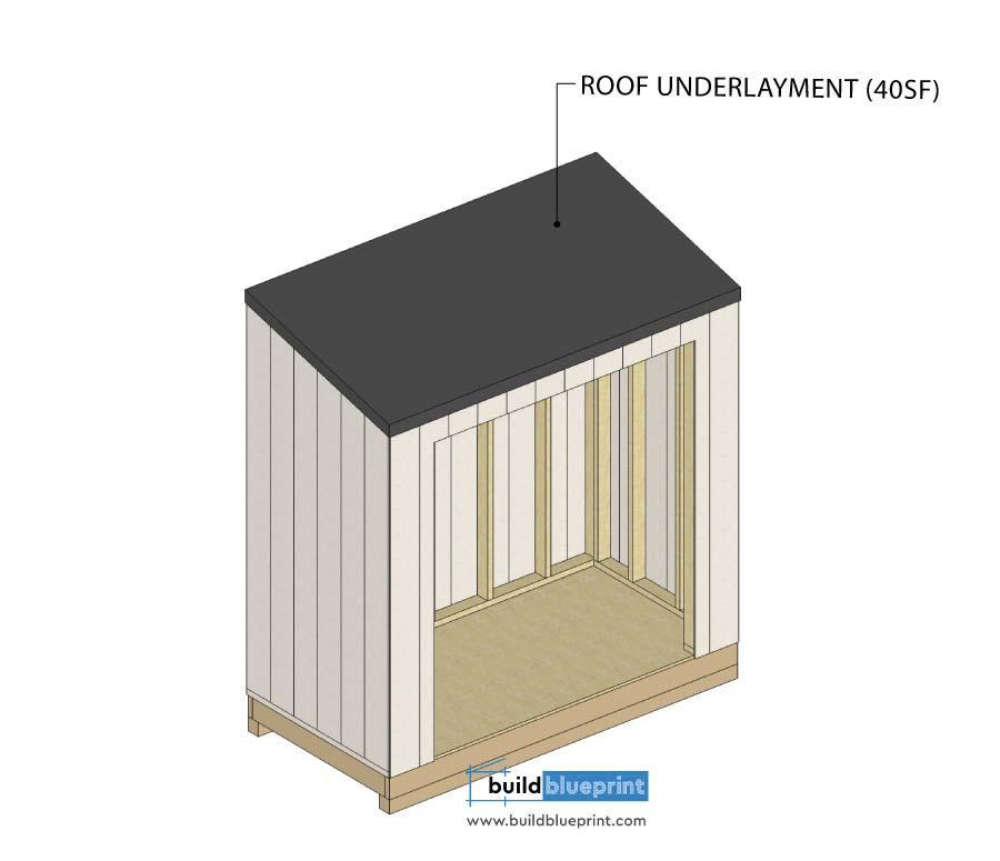 18. 4x8 Lean To Shed Plans