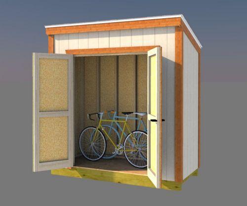 19. 4x8 Lean To Shed Plans