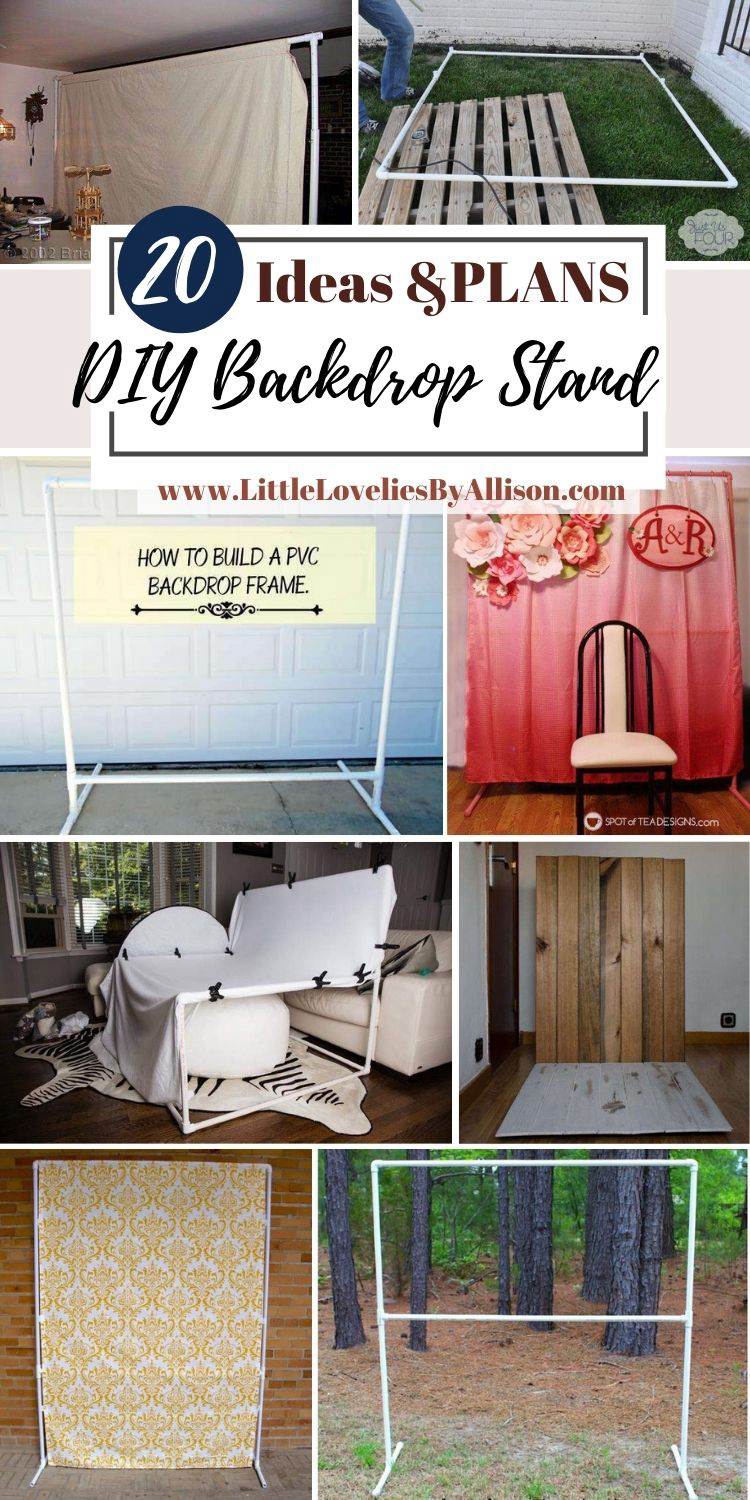 20 DIY Backdrop Stand Ideas For Professional Photographs And Videos