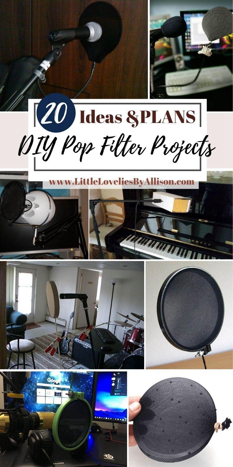 20 DIY Pop Filter Projects_ How To Make A Pop Filter That Works