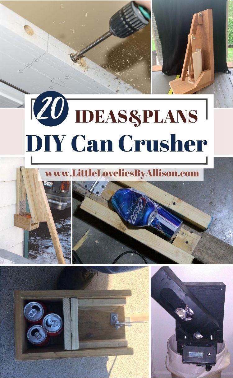 20 Ways To Build A DIY Can Crusher From Home