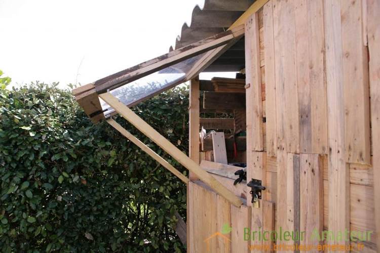 20. Garden Shed Made With Pallets