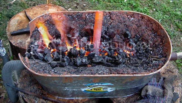 23. DIY Charcoal Forge