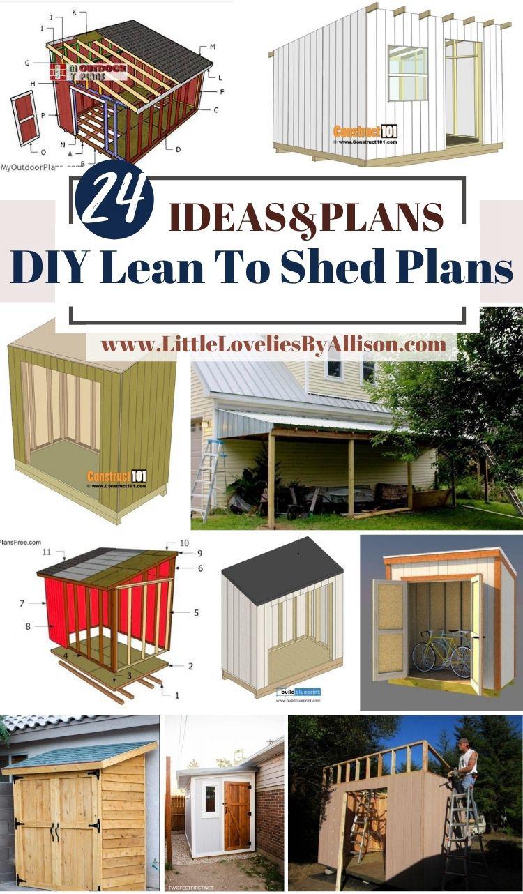 24 DIY Lean To Shed Plans_ How To Build A Lean To Shed