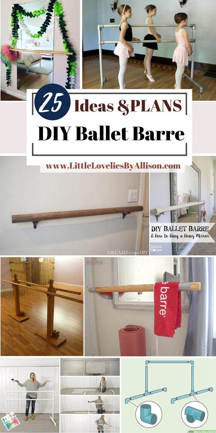 25 DIY Ballet Barre Ideas That You Can DIY With Ease