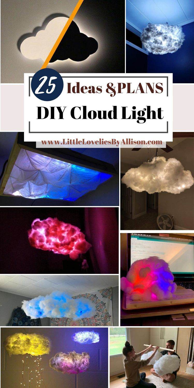 25 DIY Cloud Light Projects_ Most Beautiful Cloud Light Ideas