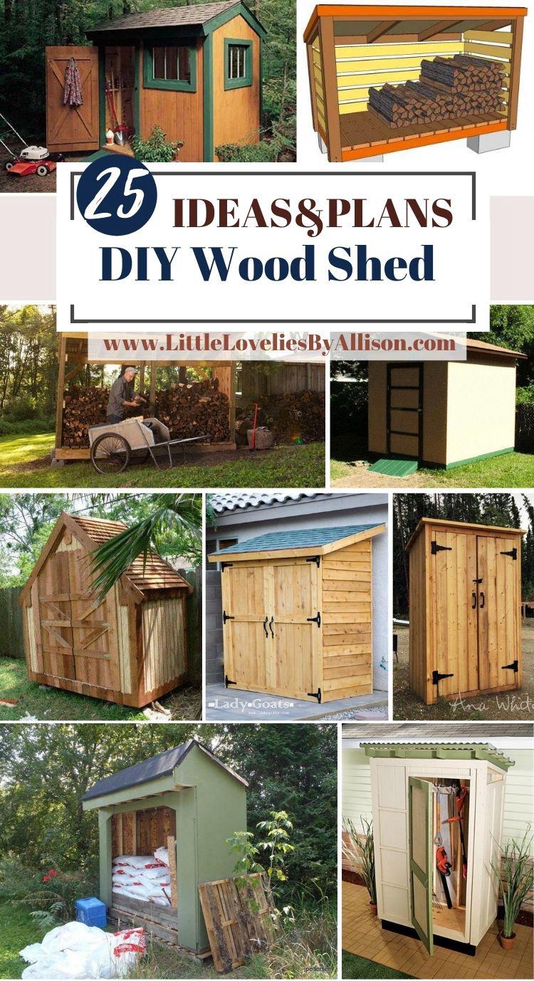 25 Ways To Build A DIY Wood Shed_ Do It Yourself Easily