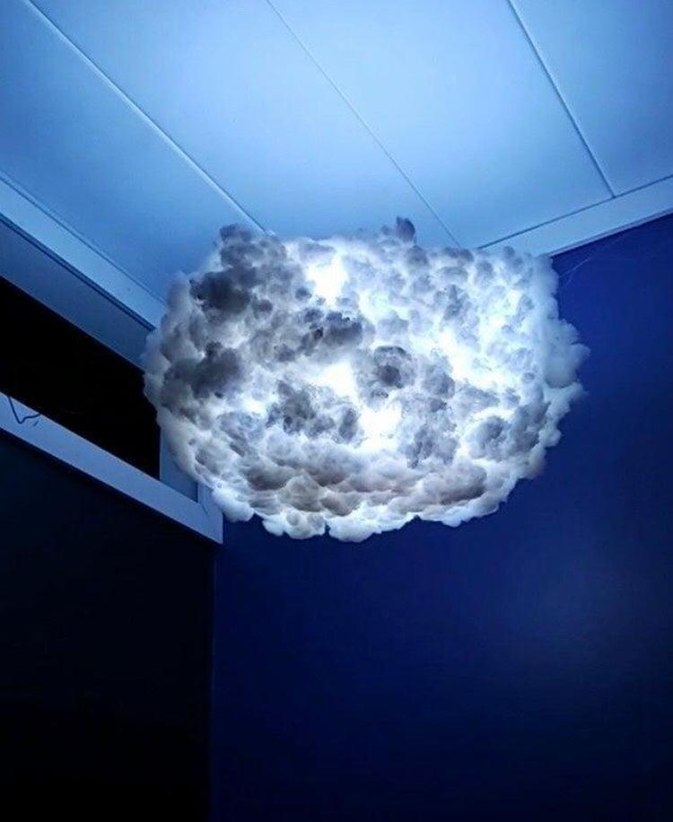25. DIY Giant Cloud Light