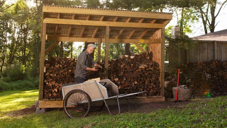 25. How To Build A Firewood Shack