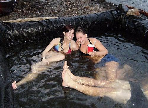 3. DIY Camping Hot Tub