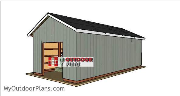 5. 16 x 32 Pole Barn Plans