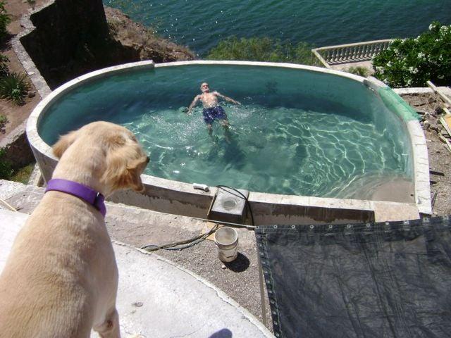 5. DIY Concrete Swimming Pool