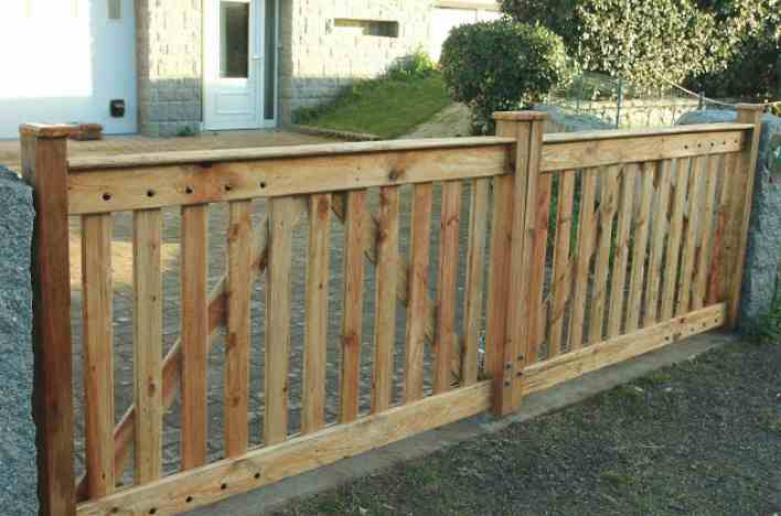 5. DIY Driveway Gate