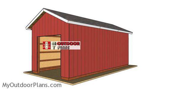 6. 12x24 Pole Barn Plans