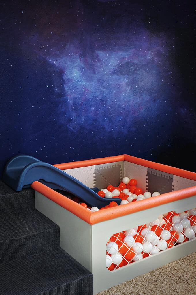 6. DIY Ball Pit With Slide